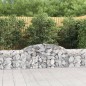 vidaXL Cestas de gaviones 7 uds forma de arco hierro 300x30x60/80 cm vidaXL Cestas de gaviones 7 uds forma de arco hierro 300x30x60/80 cm
