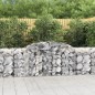 vidaXL Cestas de gaviones 6 uds forma de arco hierro 300x50x80/100 cm vidaXL Cestas de gaviones 6 uds forma de arco hierro 300x50x80/100 cm