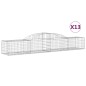 vidaXL Cestas de gaviones 13 uds forma de arco hierro 300x50x40/60 cm vidaXL Cestas de gaviones 13 uds forma de arco hierro 300x50x40/60 cm