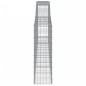 vidaXL Cestas de gaviones 9 uds forma de arco hierro 400x30x100/120 cm vidaXL Cestas de gaviones 9 uds forma de arco hierro 400x30x100/120 cm
