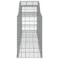 vidaXL Cestas de gaviones 25 uds forma de arco hierro 300x50x80/100 cm vidaXL Cestas de gaviones 25 uds forma de arco hierro 300x50x80/100 cm