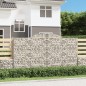 vidaXL Cestas de gaviones 8 uds forma de arco hierro 300x50x160/180 cm vidaXL Cestas de gaviones 8 uds forma de arco hierro 300x50x160/180 cm