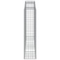vidaXL Cestas de gaviones 5 uds forma de arco hierro 300x50x200/220 cm vidaXL Cestas de gaviones 5 uds forma de arco hierro 300x50x200/220 cm