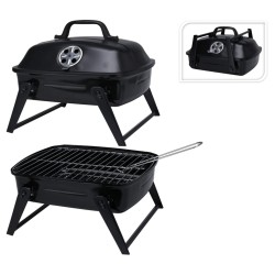ProGarden Barbacoa portátil negro