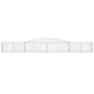 vidaXL Cestas de gaviones 6 uds forma de arco hierro 400x30x40/60 cm vidaXL Cestas de gaviones 6 uds forma de arco hierro 400x30x40/60 cm