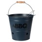 ProGarden Barbacoa de cubo BBQ azul mate 26 cm ProGarden Barbacoa de cubo BBQ azul mate 26 cm