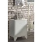 Vipack Mesita de noche Bronxx con puerta metal blanco mate Vipack Mesita de noche Bronxx con puerta metal blanco mate