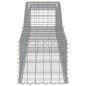 vidaXL Cestas de gaviones 5 uds forma de arco hierro 400x50x40/60 cm vidaXL Cestas de gaviones 5 uds forma de arco hierro 400x50x40/60 cm