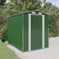 vidaXL Cobertizo de jardín acero galvanizado verde 192x274x223 cm vidaXL Cobertizo de jardín acero galvanizado verde 192x274x223 cm