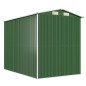 vidaXL Cobertizo de jardín acero galvanizado verde 192x274x223 cm vidaXL Cobertizo de jardín acero galvanizado verde 192x274x223 cm