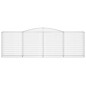 vidaXL Cestas de gaviones 9 uds forma de arco hierro 400x50x120/140 cm vidaXL Cestas de gaviones 9 uds forma de arco hierro 400x50x120/140 cm