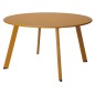 ProGarden Mesa auxiliar amarillo mostaza mate 70x40 cm ProGarden Mesa auxiliar amarillo mostaza mate 70x40 cm