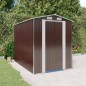 vidaXL Cobertizo jardín acero galvanizado marrón oscuro 192x274x223 cm vidaXL Cobertizo jardín acero galvanizado marrón oscuro 192x274x223 cm