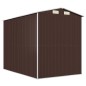 vidaXL Cobertizo jardín acero galvanizado marrón oscuro 192x274x223 cm vidaXL Cobertizo jardín acero galvanizado marrón oscuro 192x274x223 cm