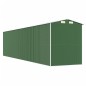 vidaXL Cobertizo de jardín acero galvanizado verde 192x855x223 cm vidaXL Cobertizo de jardín acero galvanizado verde 192x855x223 cm