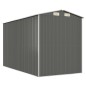 vidaXL Cobertizo de jardín acero galvanizado gris claro 192x357x223 cm vidaXL Cobertizo de jardín acero galvanizado gris claro 192x357x223 cm