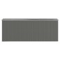 vidaXL Cobertizo de jardín acero galvanizado gris claro 192x523x223 cm