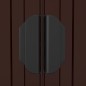 vidaXL Cobertizo jardín acero galvanizado marrón oscuro 192x440x223 cm vidaXL Cobertizo jardín acero galvanizado marrón oscuro 192x440x223 cm