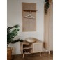 Finori Mueble zapatero Bali 73A roble Sonoma y patrón de caña natural Finori Mueble zapatero Bali 73A roble Sonoma y patrón de caña natural