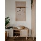 Finori Mueble zapatero Bali 73A roble Sonoma y patrón de caña natural Finori Mueble zapatero Bali 73A roble Sonoma y patrón de caña natural
