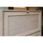 Finori Mueble zapatero Bali 73A roble Sonoma y patrón de caña natural Finori Mueble zapatero Bali 73A roble Sonoma y patrón de caña natural