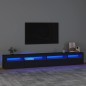 vidaXL Mueble de TV con luces LED Negro 270x35x40 cm vidaXL Mueble de TV con luces LED Negro 270x35x40 cm