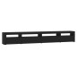 vidaXL Mueble de TV con luces LED Negro 270x35x40 cm vidaXL Mueble de TV con luces LED Negro 270x35x40 cm