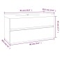 vidaXL Mueble de baño con lavabo madera contrachapada marrón roble vidaXL Mueble de baño con lavabo madera contrachapada marrón roble