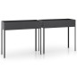 vidaXL Jardineras 2 unidades acero galvanizado gris antracita vidaXL Jardineras 2 unidades acero galvanizado gris antracita