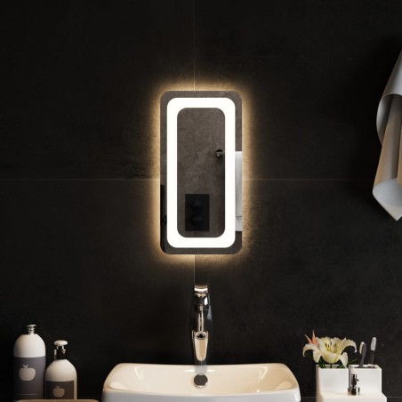 vidaXL Espejo de baño con LED 20x40 cm