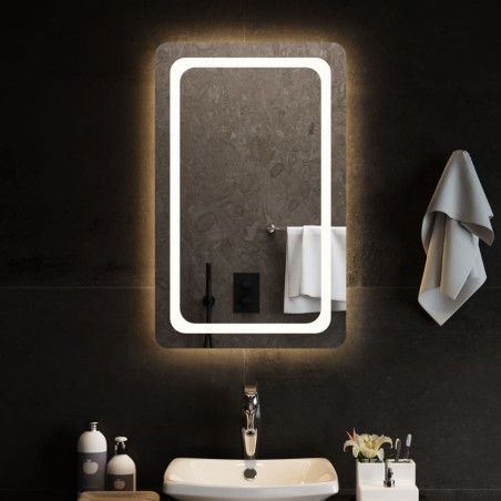vidaXL Espejo de baño con LED 50x80 cm