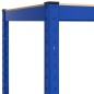 vidaXL Estantería 5 niveles 3 uds acero y madera contrachapada azul vidaXL Estantería 5 niveles 3 uds acero y madera contrachapada azul
