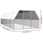 vidaXL Jaula gallinero de exterior de acero galvanizado 3x10x2 m vidaXL Jaula gallinero de exterior de acero galvanizado 3x10x2 m