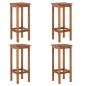vidaXL Mesa y taburetes altos de jardín 5 pzas madera maciza acacia vidaXL Mesa y taburetes altos de jardín 5 pzas madera maciza acacia