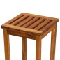 vidaXL Mesa y taburetes altos de jardín 5 pzas madera maciza acacia vidaXL Mesa y taburetes altos de jardín 5 pzas madera maciza acacia
