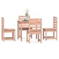 vidaXL Juego de comedor para jardín 5 pzas madera maciza Douglas vidaXL Juego de comedor para jardín 5 pzas madera maciza Douglas