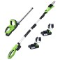 vidaXL Set de herramientas eléctricas de jardín sin cable 2 piezas vidaXL Set de herramientas eléctricas de jardín sin cable 2 piezas