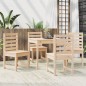 vidaXL Juego de comedor de jardín 5 piezas madera maciza de pino vidaXL Juego de comedor de jardín 5 piezas madera maciza de pino
