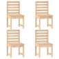 vidaXL Juego de comedor de jardín 5 piezas madera maciza de pino vidaXL Juego de comedor de jardín 5 piezas madera maciza de pino