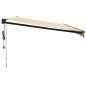 vidaXL Toldo retráctil automático amarillo y blanco 5x3 m vidaXL Toldo retráctil automático amarillo y blanco 5x3 m