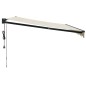 vidaXL Toldo retráctil automático color crema 4,5x3 m vidaXL Toldo retráctil automático color crema 4,5x3 m