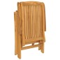 vidaXL Sillas de jardín reclinables 8 unidades madera maciza de teca vidaXL Sillas de jardín reclinables 8 unidades madera maciza de teca