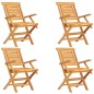 vidaXL Juego de comedor para jardín 5 piezas madera maciza de teca vidaXL Juego de comedor para jardín 5 piezas madera maciza de teca