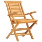 vidaXL Juego de comedor para jardín 5 piezas madera maciza de teca vidaXL Juego de comedor para jardín 5 piezas madera maciza de teca