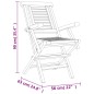 vidaXL Juego de comedor para jardín 5 piezas madera maciza de teca vidaXL Juego de comedor para jardín 5 piezas madera maciza de teca