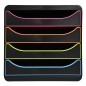 Exacompta Set de cajones para escritorio Black Office 4 cajones negro Exacompta Set de cajones para escritorio Black Office 4 cajones negro