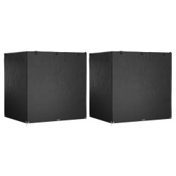 vidaXL Fundas de banco balancín 2 uds 12 ojales PE 220x177x220 cm