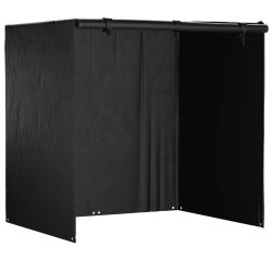vidaXL Fundas de banco balancín 2 uds 12 ojales PE 220x177x220 cm