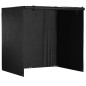 vidaXL Fundas de banco balancín 2 uds 12 ojales PE 220x177x220 cm