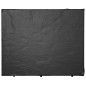 vidaXL Fundas de banco balancín 2 uds 12 ojales PE 220x177x220 cm